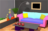 Colourful Living Room Escape 