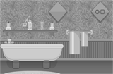 Grayscale Escape - Bathroom!